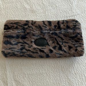 New fuzzy cosmetic bag